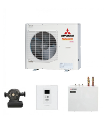 Термопомпа Mitsubishi Heavy Hydrolution HSB100/FDCW100VNX-A, 11 kW, отопление, охлаждане и БГВ - Split 12
